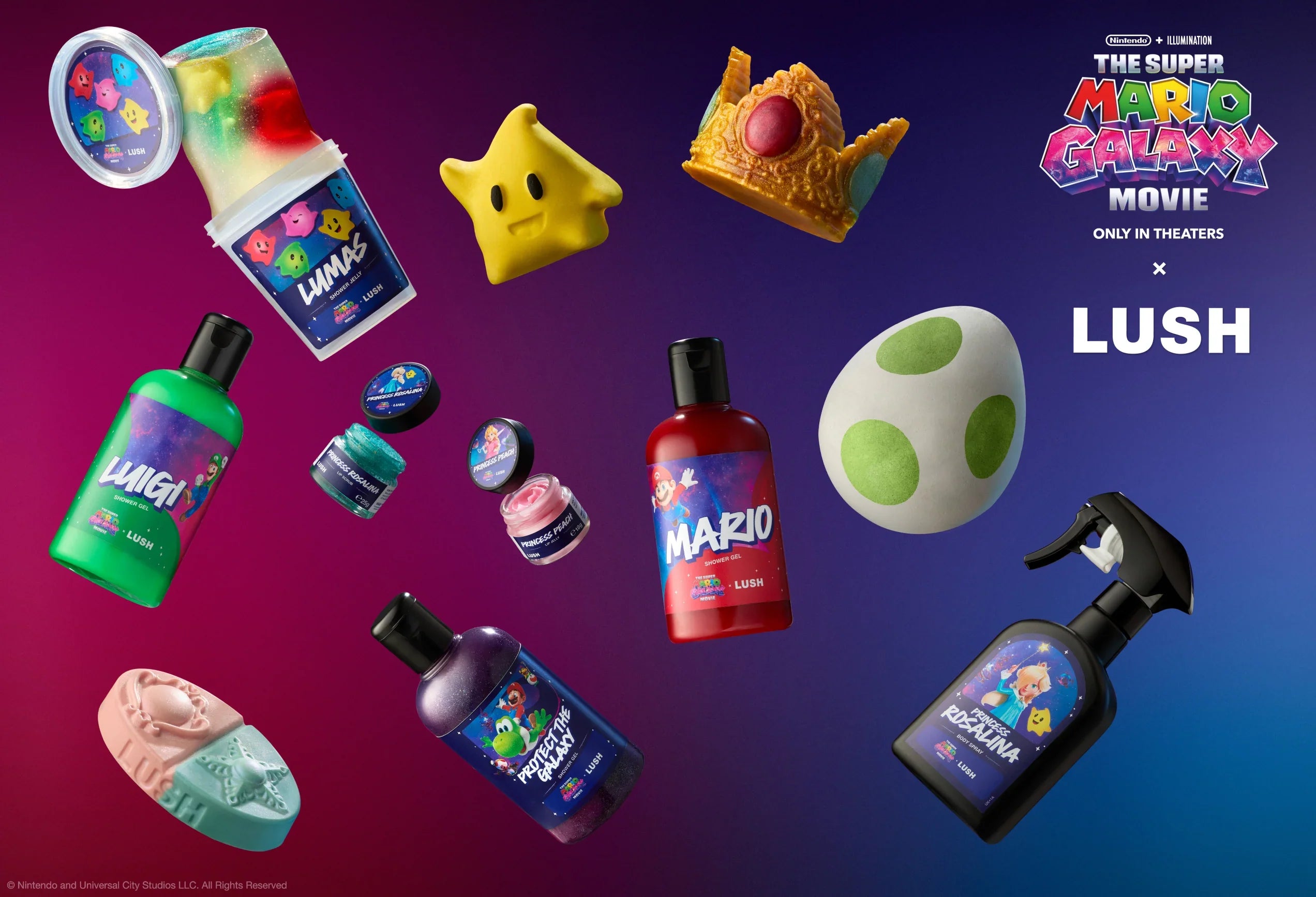 The Super Mario Galaxy Movie × Lush