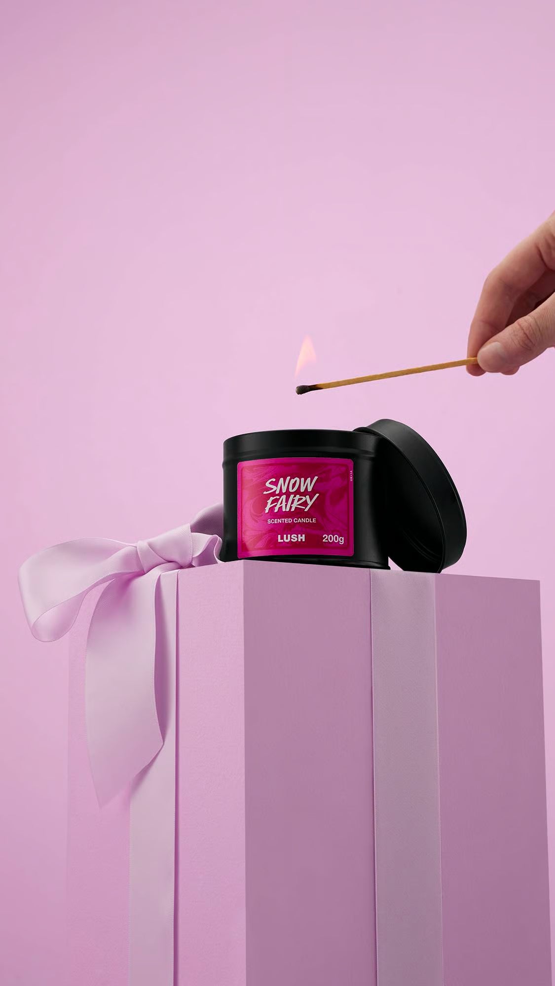 Snow Fairy Single Wick Candle