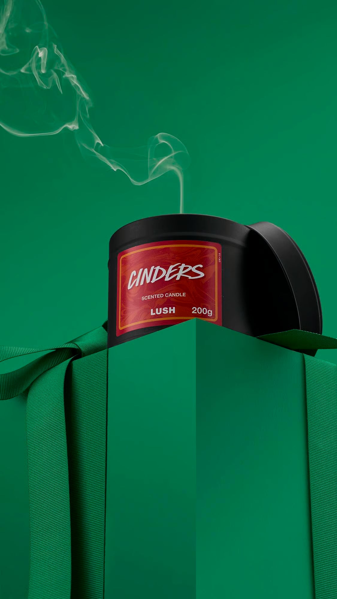 Cinders Single Wick Candle