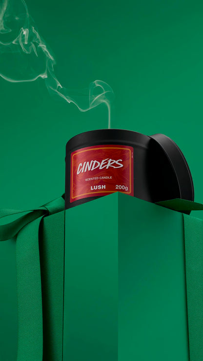 Cinders Single Wick Candle