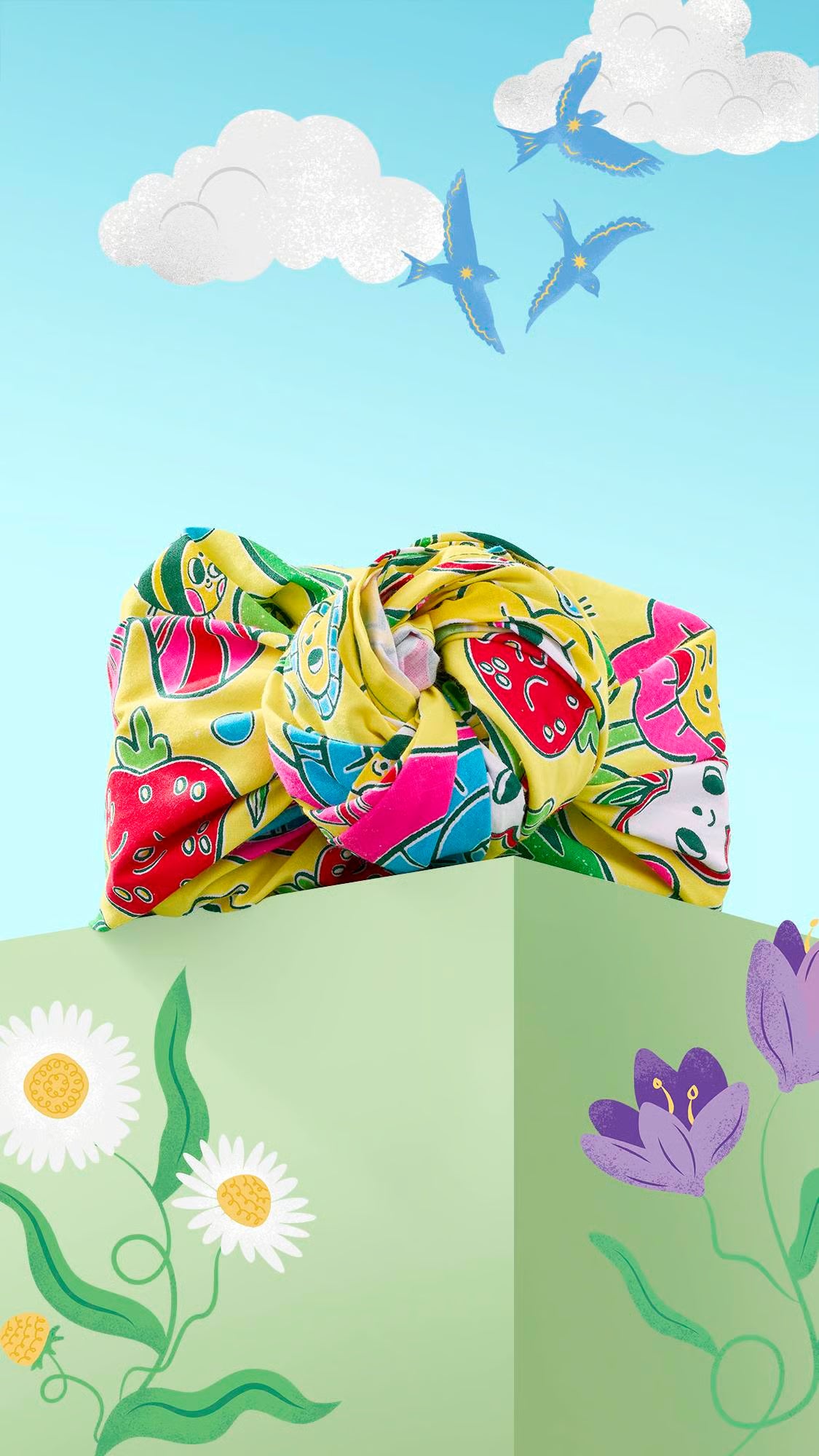 Spring Awakening Knot Wrap